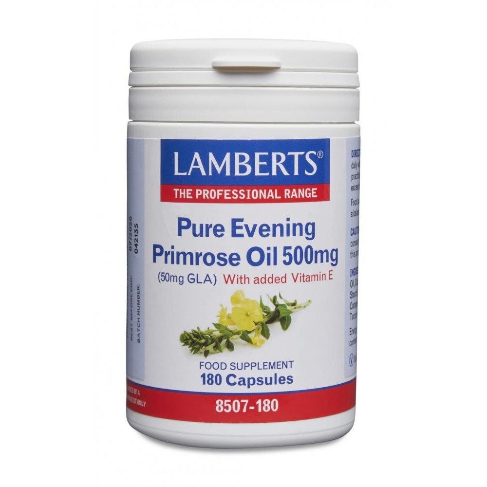 Lamberts Pure Evening Primrose Oil 500mg 180 capsules image 0