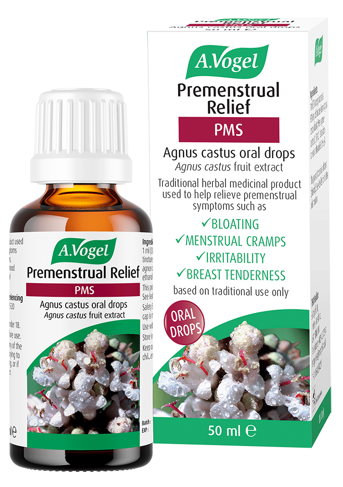 A.Vogel Premenstrual Relief Agnus castus Oral Drops| Helps Relieve Pre-Menstrual Symptoms | Mood Swings, Menstrual Cramps, Bloating & Breast Tenderness image 1