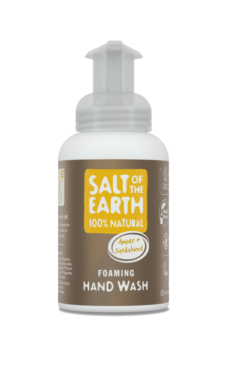 Salt of the Earth Amber & Sandalwood Foaming Hand Wash & Refill image 1