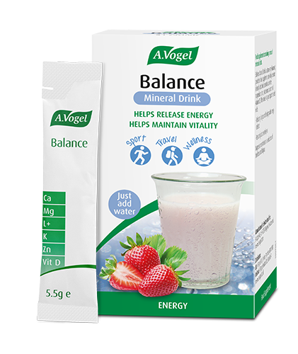 A.Vogel Balance Mineral Drink with Vitamin D3, Magnesium, Zinc, Potassium and Calcium. - 21 x 5.5g sachet image