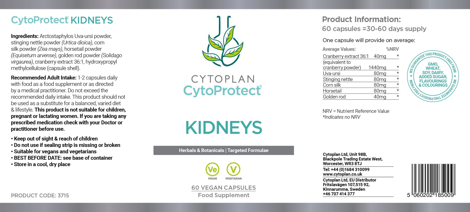Cytoplan CytoProtect Kidneys 3