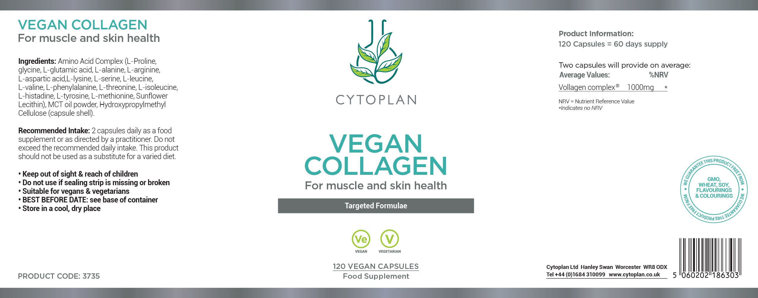 Cytoplan Vegan Beauty Bundle 3
