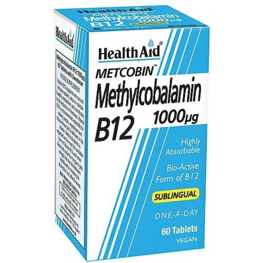 HealthAid Methylcobalamin Metcobin 1000mcg
