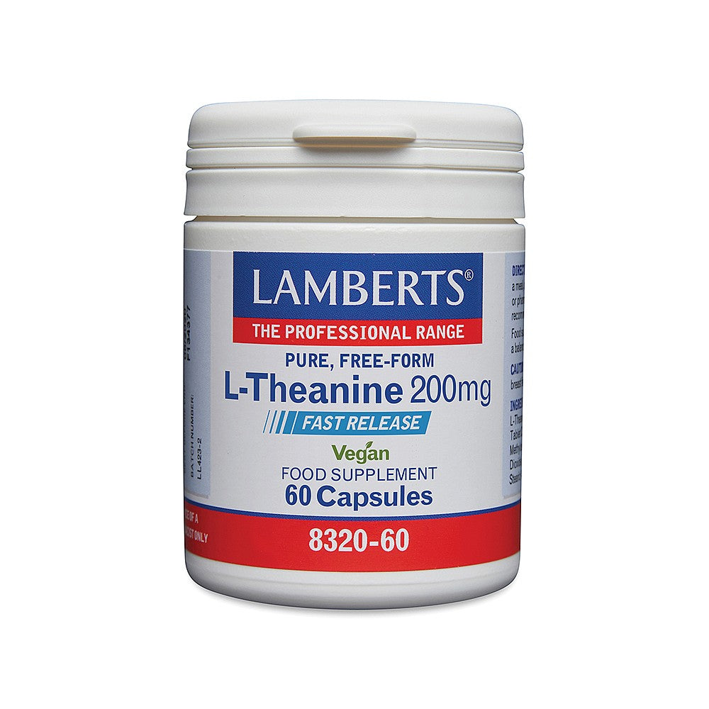 Lamberts L-Theanine 200mg 60 capsules image 1