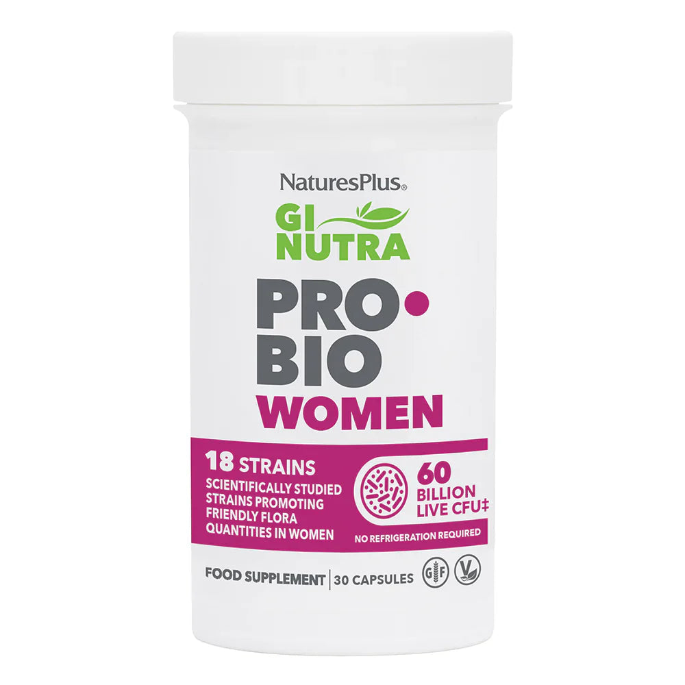 NaturesPlus GI NUTRA® Probiotic Women 30 Capsules