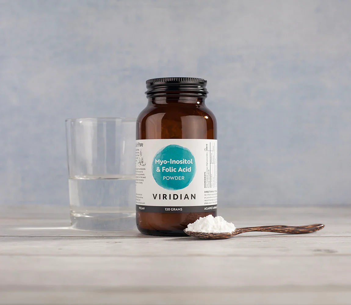 Viridian Myo-Inositol and Folic Acid 120g Powder image 1