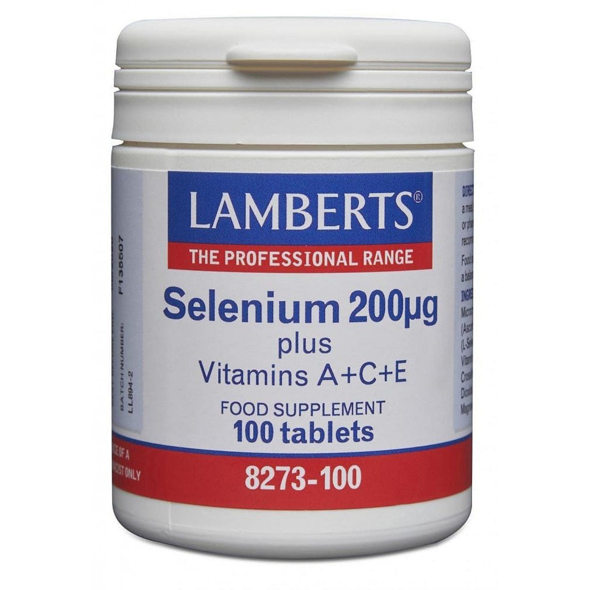 Lamberts Selenium 200µg plus A+C+E 100 tablets image 0