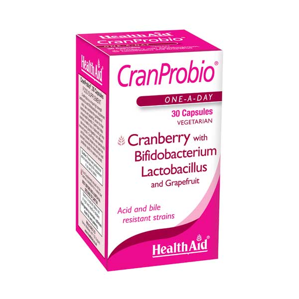 HealthAid Cranprobio® (Cranberry Probiotic 5 Billion)