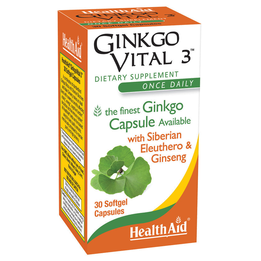 HealthAid GinkgoVital +3 Capsules