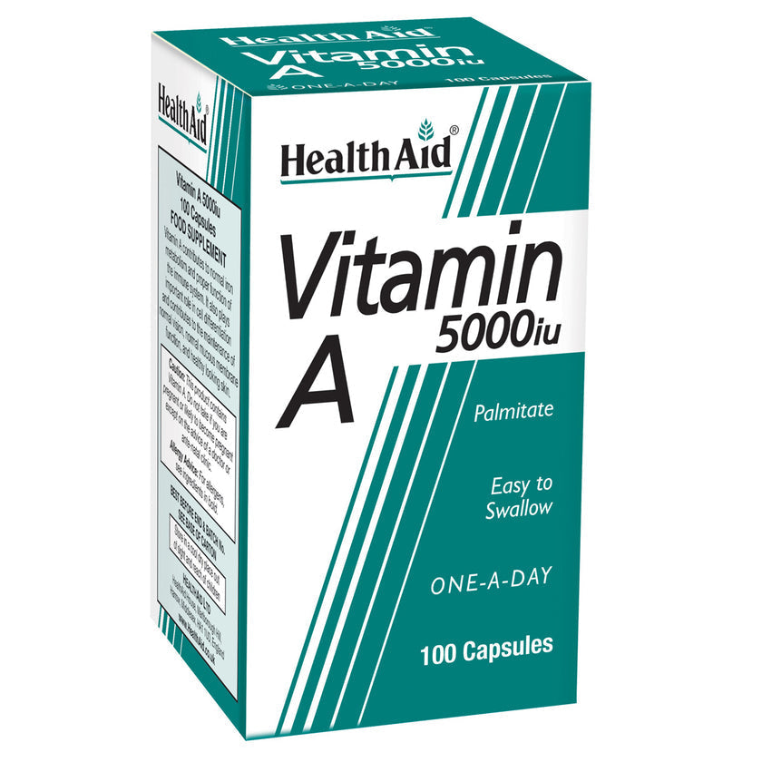 HealthAid Vitamin A 5000iu 100's Capsules