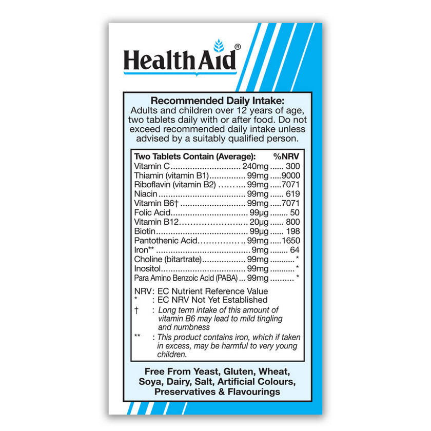 HealthAid Vitamin B99 Complex Tablets