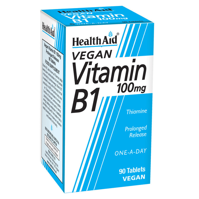 HealthAid Vitamin B1 100mg (Thiamin) Tablets