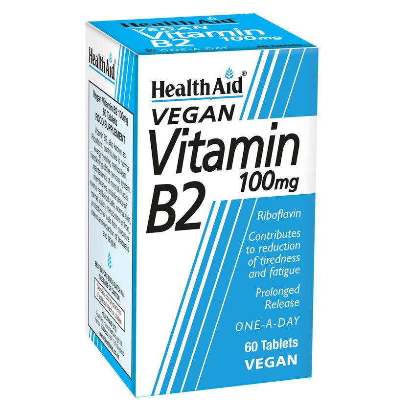 HealthAid Vitamin B2 100mg (Riboflavin) Tablets