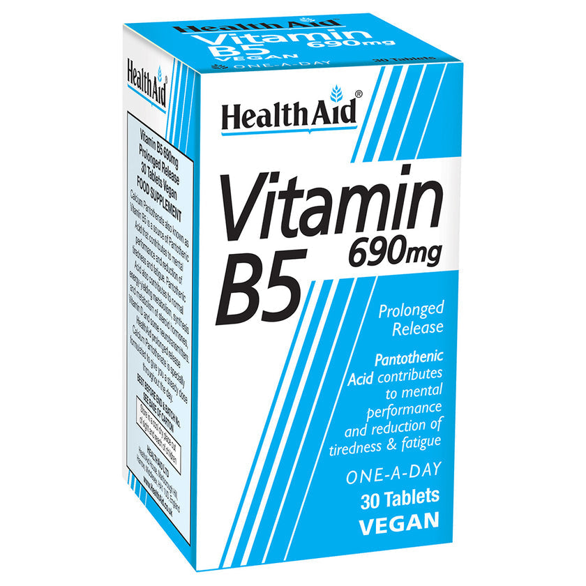 HealthAid Vitamin B5 690mg (Calcium Pantothenate) Tablets