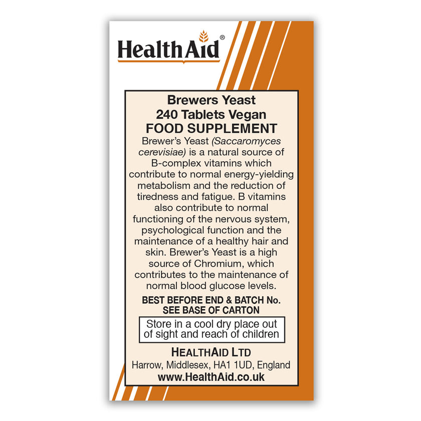 HealthAid Brewers Yeast Tablets