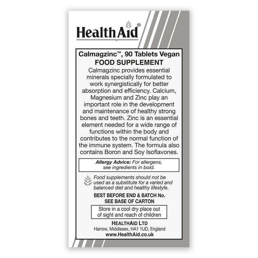 HealthAid Calmagzinc Tablets