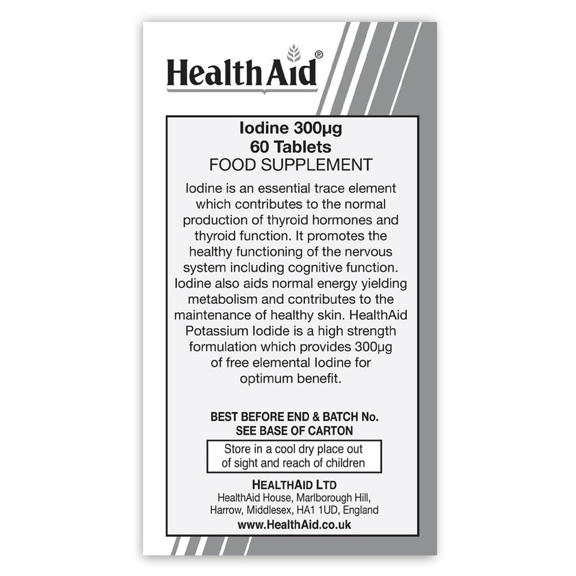 HealthAid Iodine 300µg Tablets
