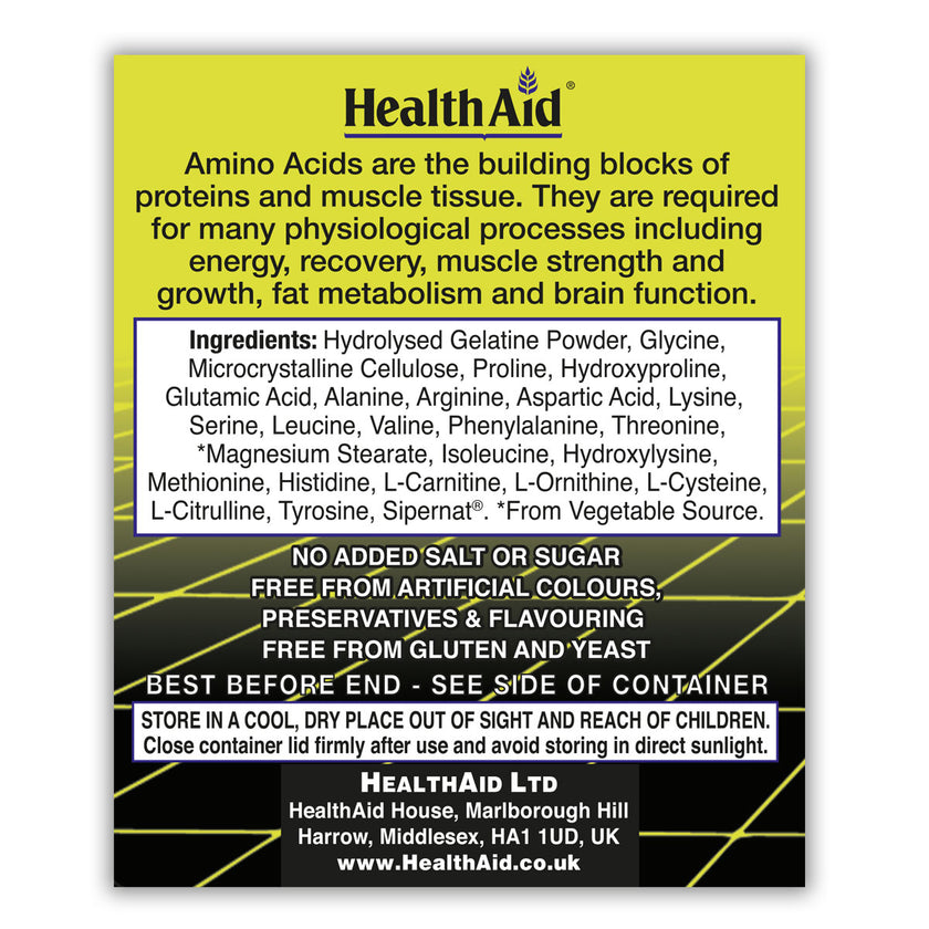 HealthAid Free Form Multi Amino Acids Tablets