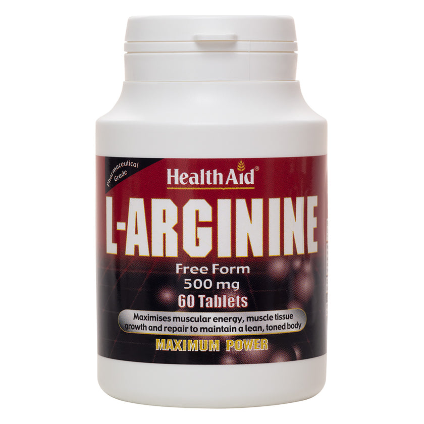 HealthAid L-Arginine 500mg Tablets