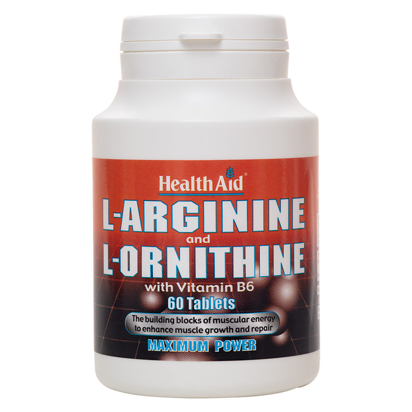 HealthAid L-Arginine with L-Ornithine 300mg Tablets