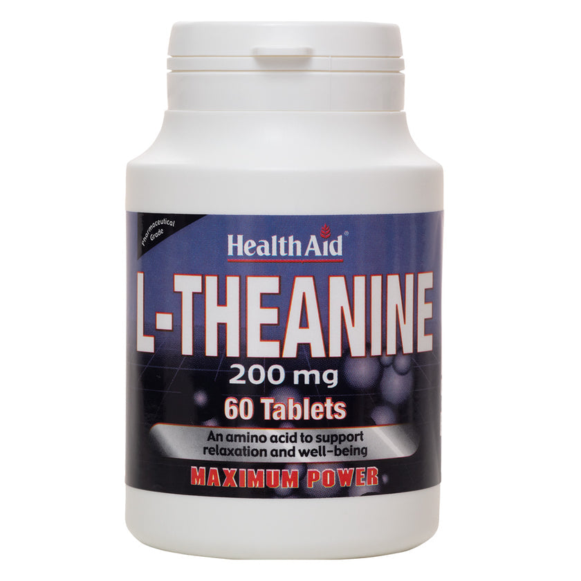 HealthAid L-Theanine 200mg Tablets