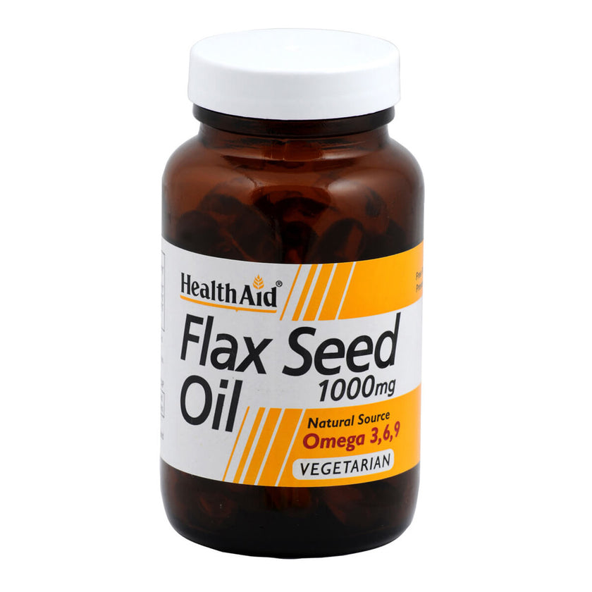 HealthAid Flaxseed Oil 1000mg Capsules