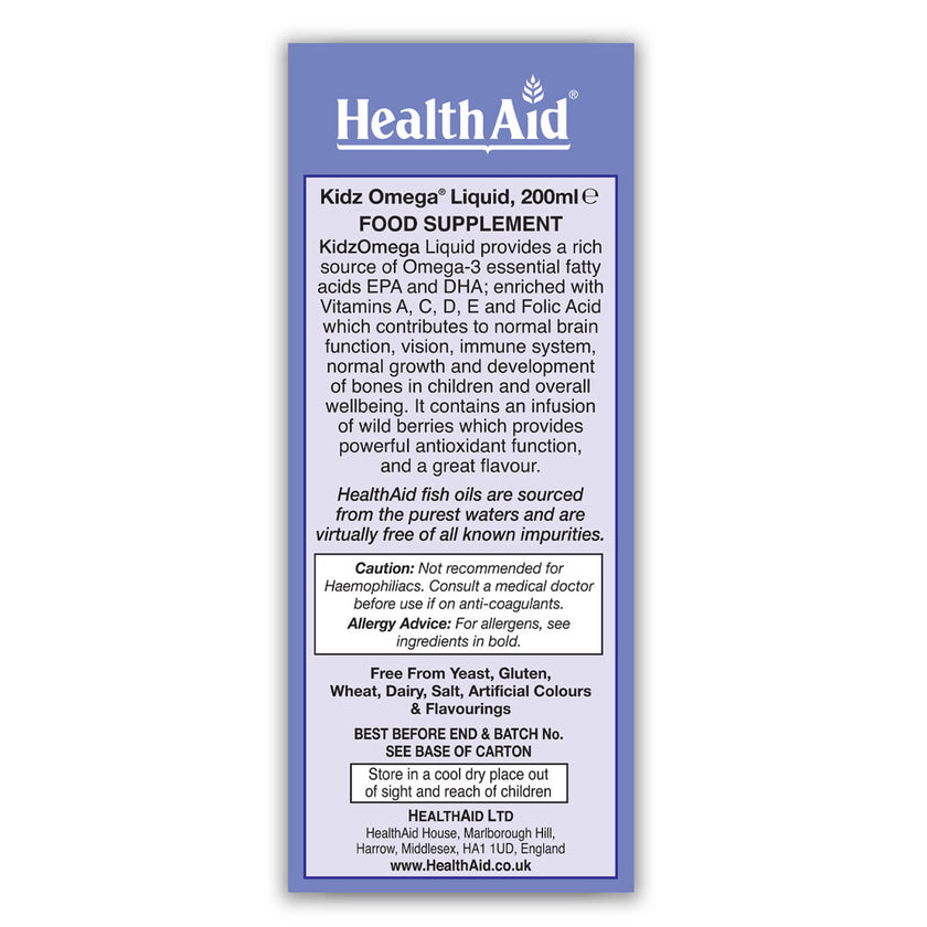 HealthAid KidzOmega Liquid