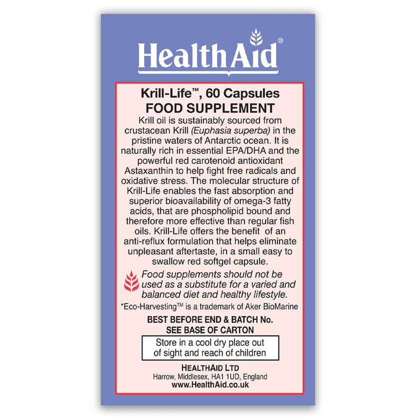 HealthAid Krill-Life Capsules