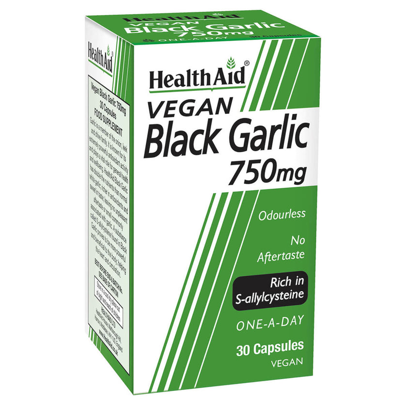 HealthAid Black Garlic 750mg Vegicaps