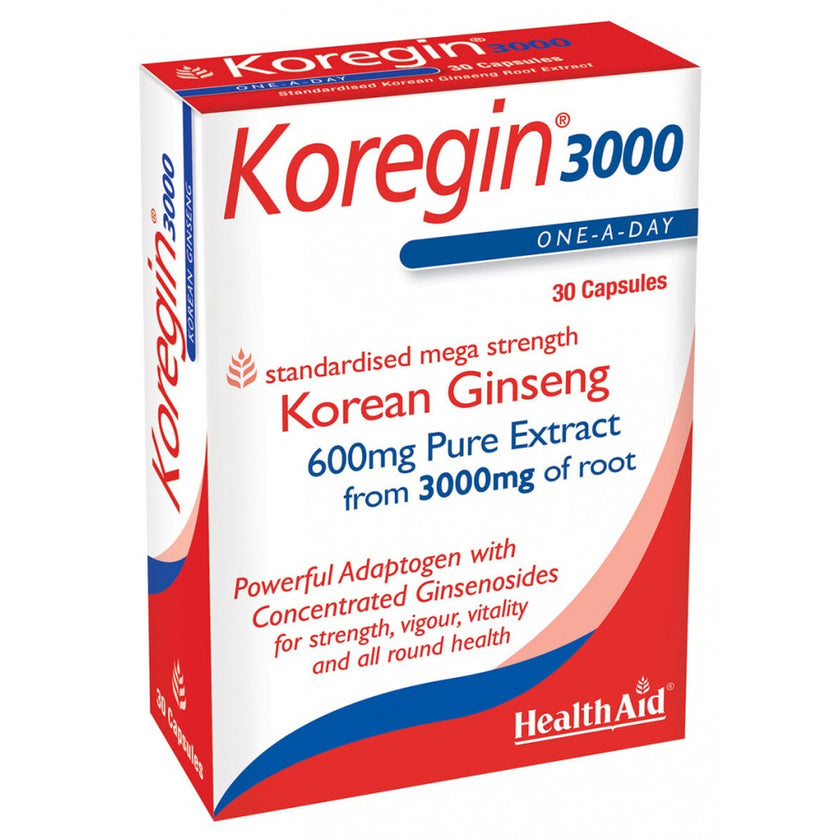 HealthAid Koregin 3000 (Korean Ginseng) Capsules