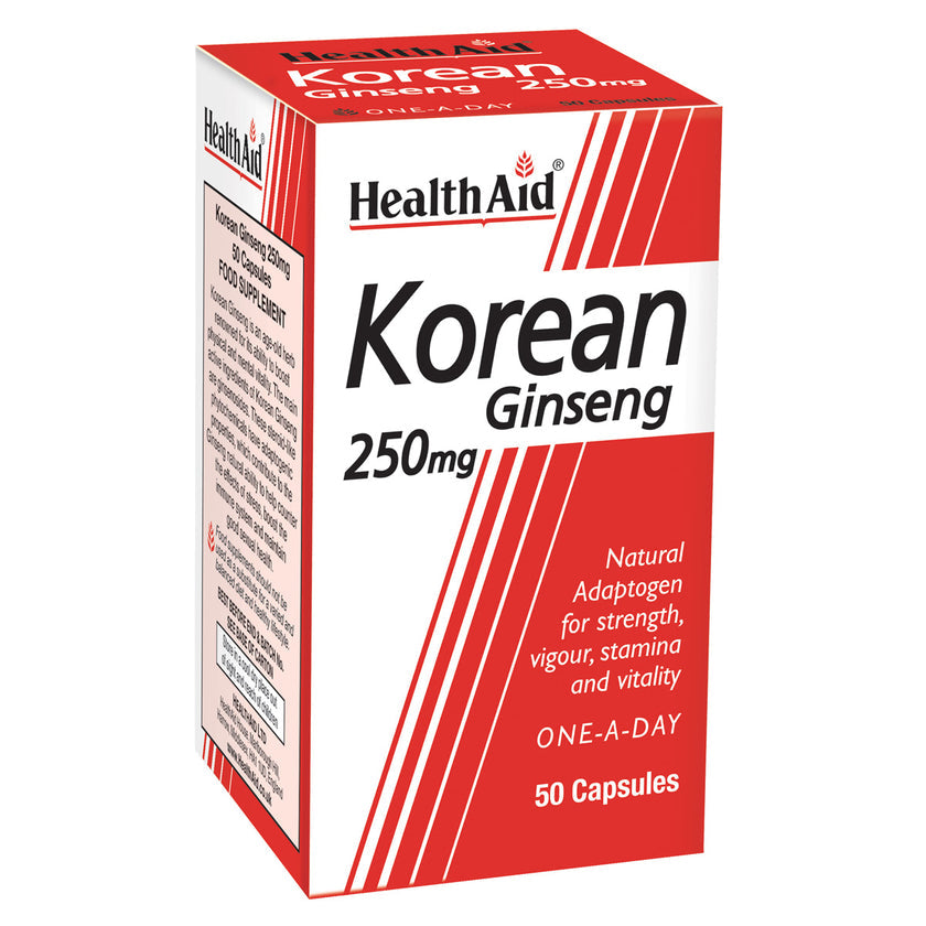 HealthAid Korean Ginseng 250mg Capsules