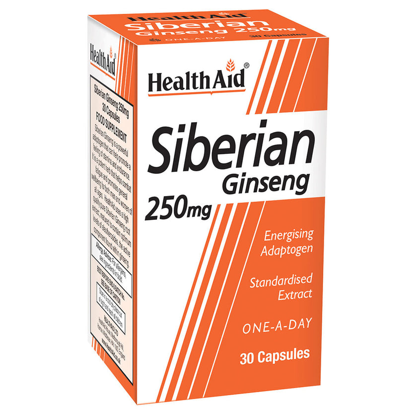 HealthAid Siberian Ginseng 250mg Capsules