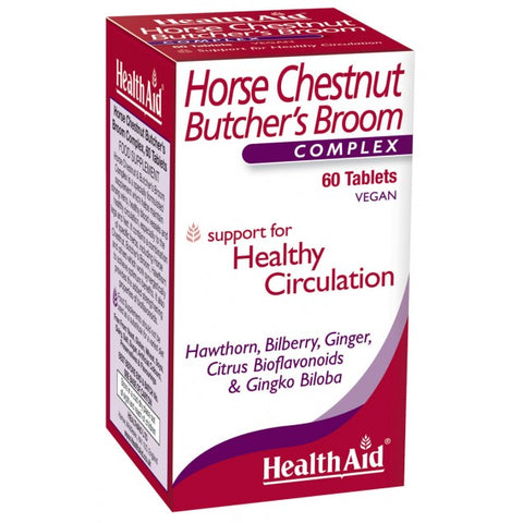 HealthAid Horse Chestnut, Butchers Broom Complex Tablets