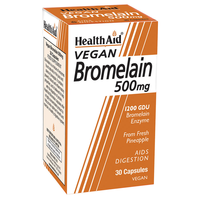 HealthAid Bromelain 500mg Vegicaps