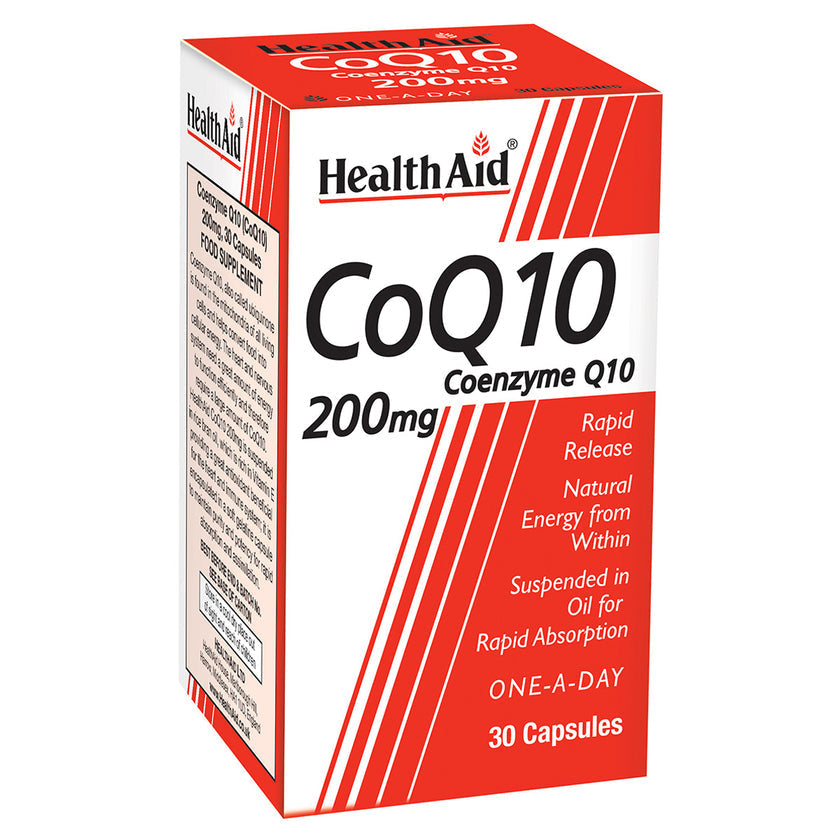 HealthAid CoQ10 200mg (Coenzyme Q10) Capsules