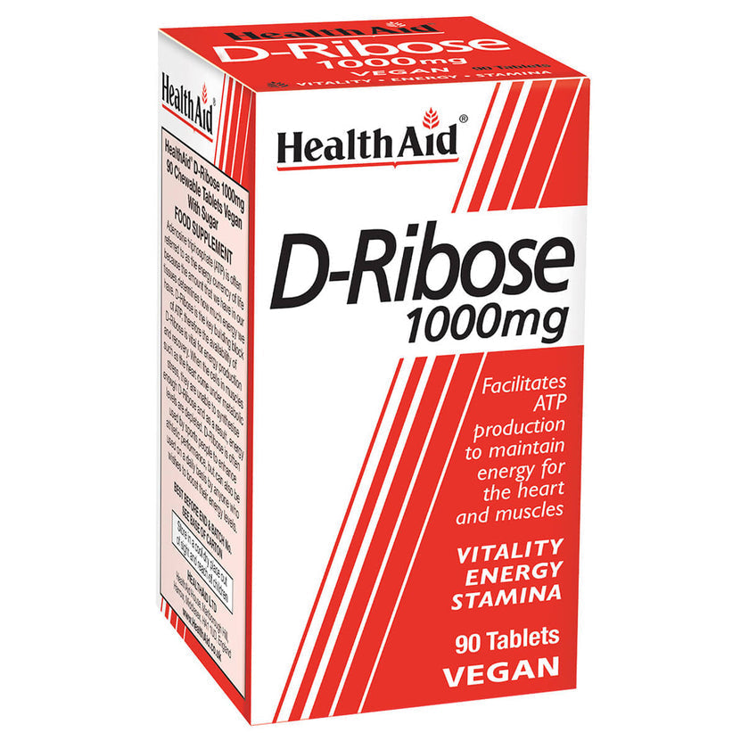 HealthAid D-Ribose 1000mg Tablets