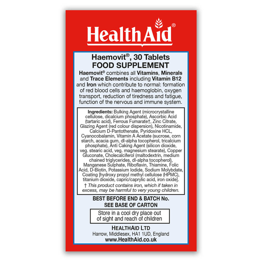 HealthAid Haemovit® Tablets