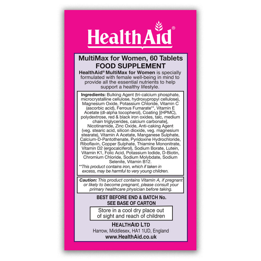 HealthAid MultiMax for Women Tablets