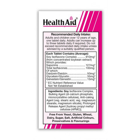 HealthAid Soya Isoflavone Complex 910mg Tablets