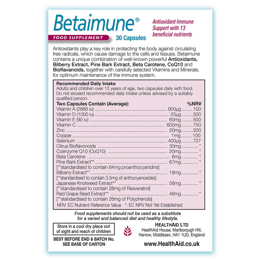 HealthAid Betaimune
