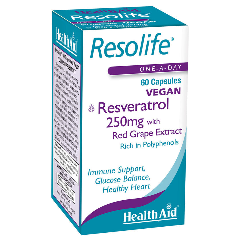 HealthAid Resolife® (Resveratrol 250mg) Capsules