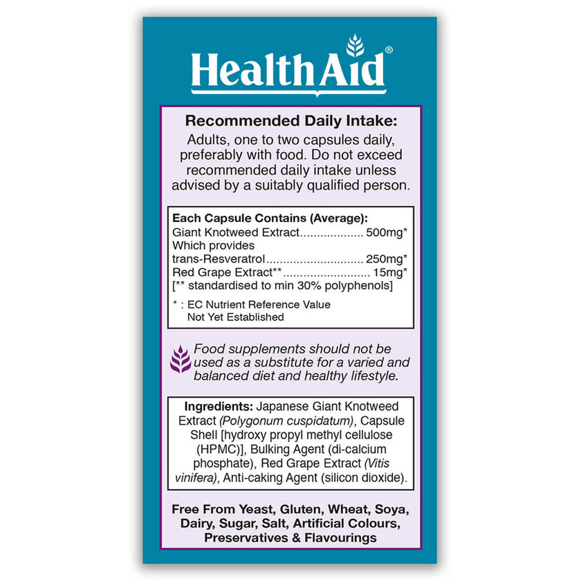 HealthAid Resolife® (Resveratrol 250mg) Capsules 3