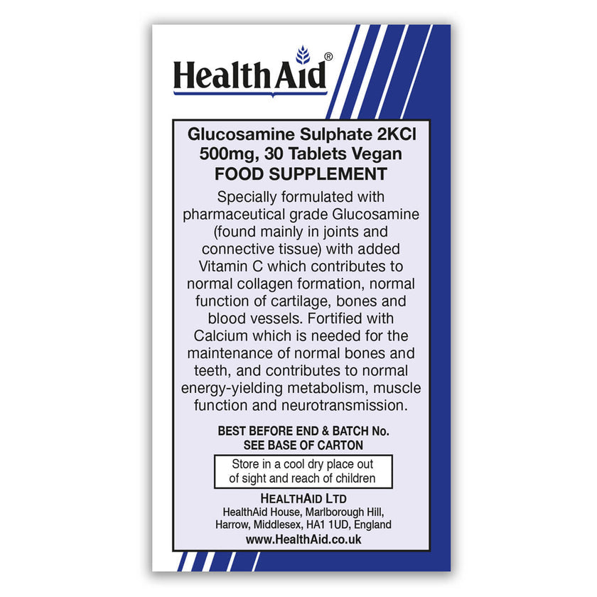 HealthAid Glucosamine Sulphate 500mg Tablets