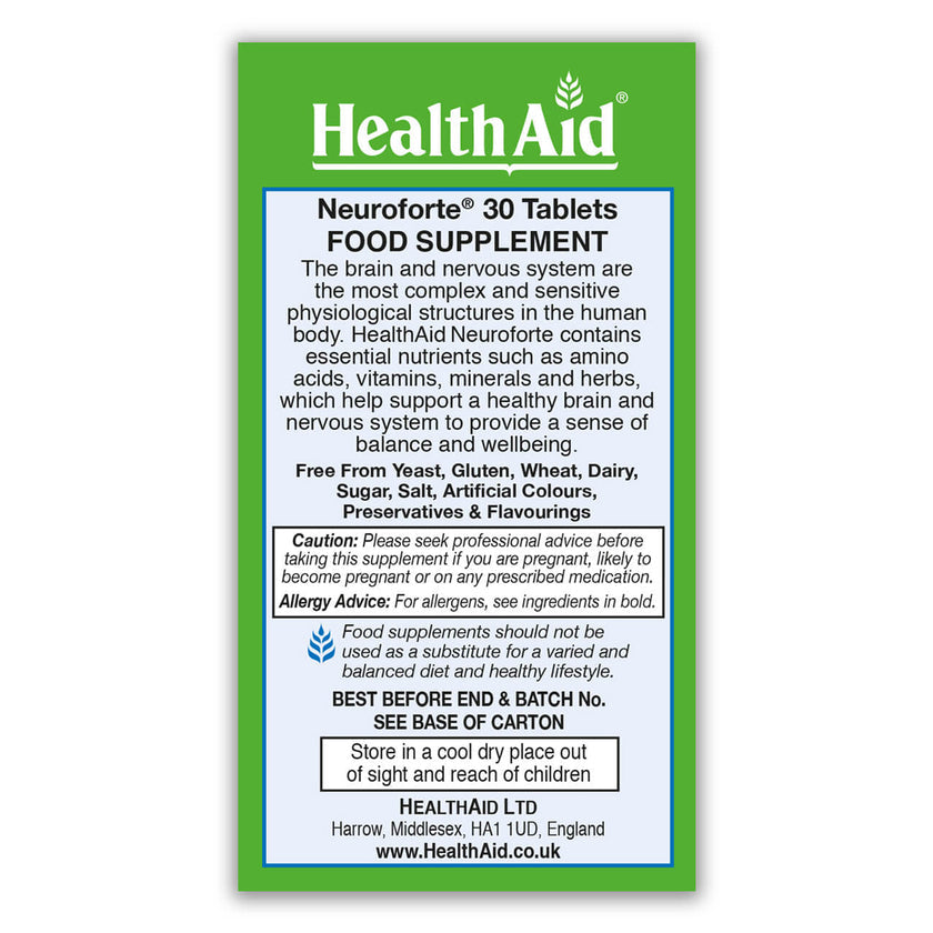 HealthAid NeuroForte Tablets