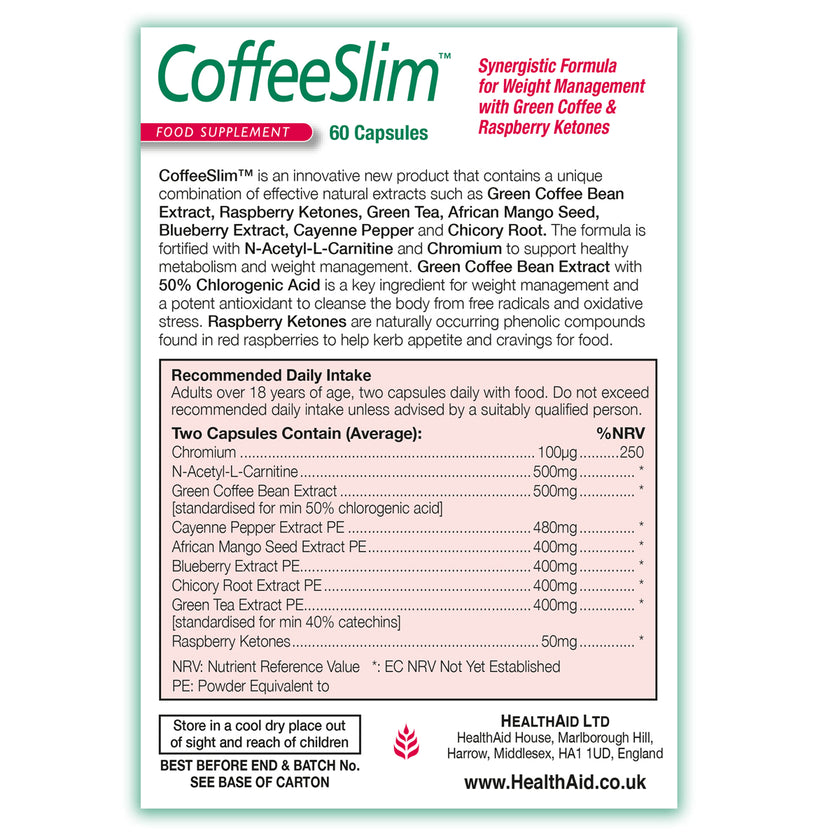 HealthAid CoffeeSlim Vegicaps