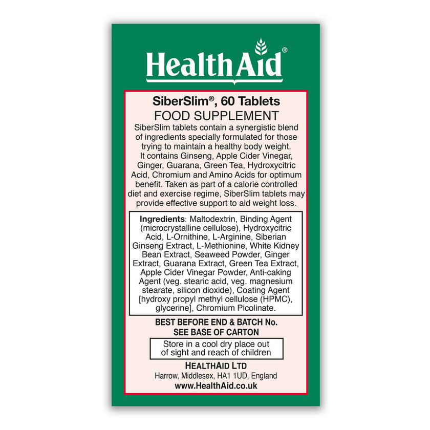 HealthAid SiberSlim® Tablets