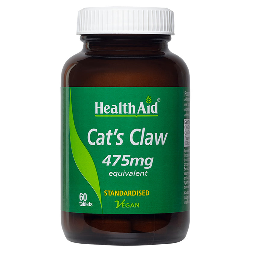 HealthAid Cat's Claw - 475mg Equivalent Tablets