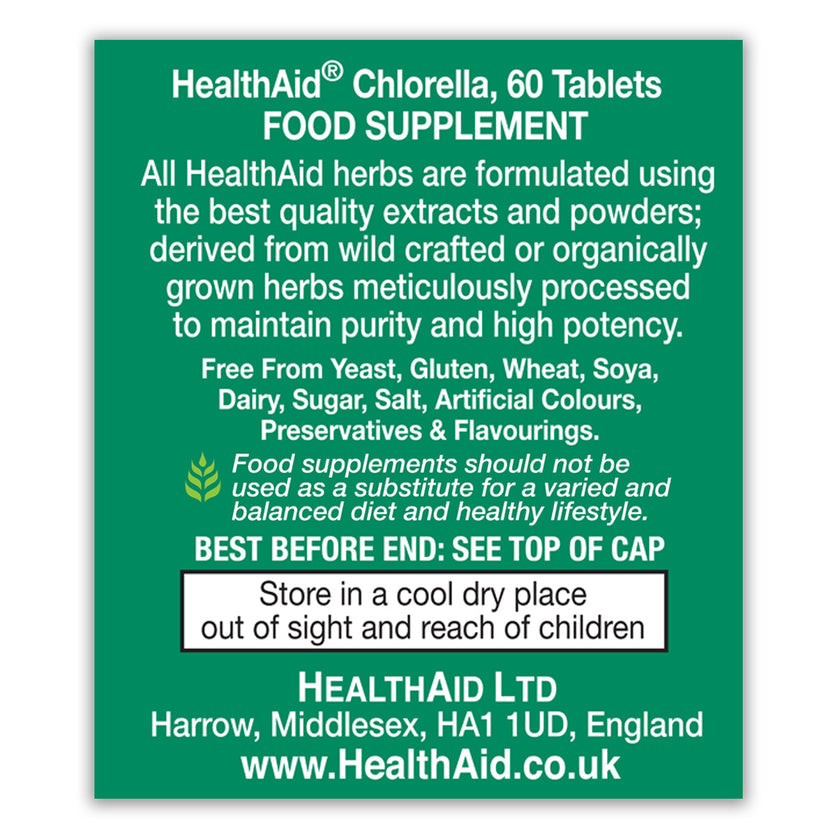 HealthAid Chlorella 550mg Tablets