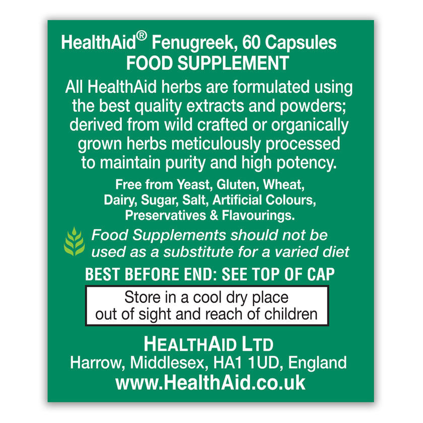 HealthAid Fenugreek 300mg Capsules