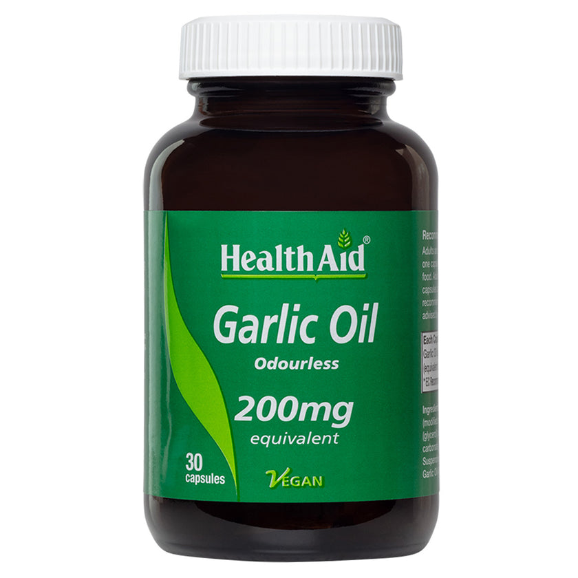 HealthAid Garlic Oil 200mg Capsules